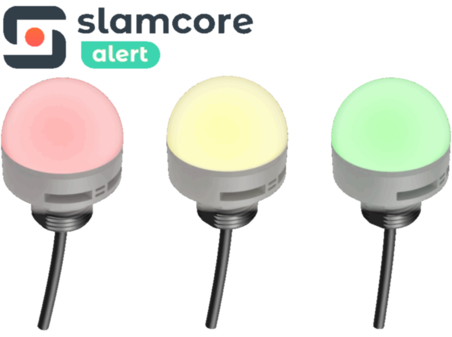 Slamcore Alert Buzzers in three colors